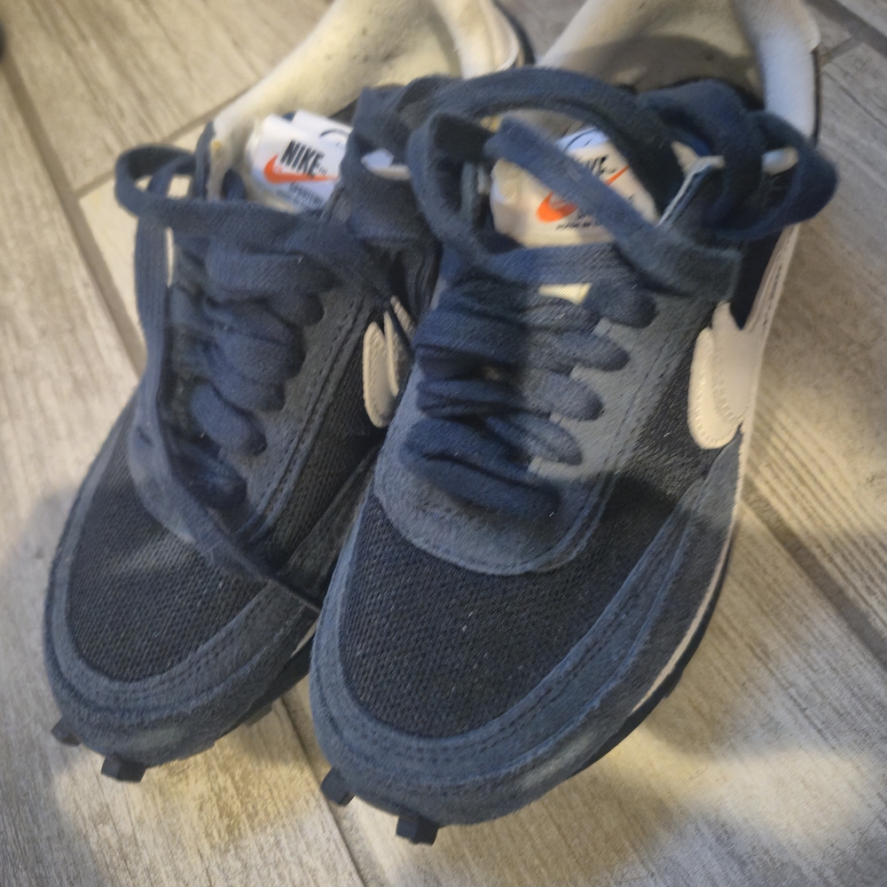 Nike Kids Navy and White Sneakers